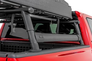 Toyota Tacoma Bed Rack - Rough Country - Half Rack, Aluminum - '24-'25